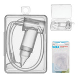 Aspirador Nasal Buba Transparente Com Sucção Para Nariz Entupido Bebe