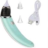 Aspirador Nasal Infantil Elétrico USB Bebê Limpeza De Nariz Cor Verde Água