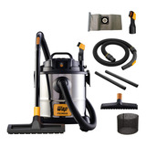 Aspirador Pó E Água Wap Gtw Inox Com Soprador 20 Litros 1600w 160mbar 127v