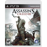 Assassin's Creed Iii 3 - Mídia Física Ps3
