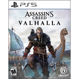 Assassin's Creed Valhalla Ps5 Mídia Física
