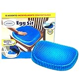 Assento Almofada Ortopédica Silicone Egg Sit Com Capa Protetora Lavável Incluso Supermedy