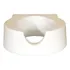 Assento Elevado Para Conforto Vaso Sanitário 14cm Altura Alo Cor Branco Sem