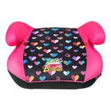 Assento Infantil Para Carro Multikids Baby Barbie Fashion Barbie Preto E Rosa