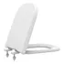 Assento Roca Gap Branco Soft Close Polipropileno Tupan