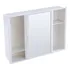 Astra Armario A21 Banheiro 28 4 X 40 8 X 9 5 Cor Branco Com Porta De Correr