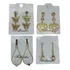 Atacado Kit De 24 Pares De Brincos Folheados A Ouro 18 K