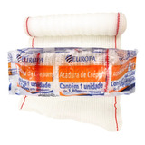 Atadura Crepom Europa 60 Rolos Faixa Curativo 10cmx1 8m