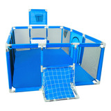 Atentu Kids Cercadinho Bebê Chiqueirinho Infantil Grande Menino Menina 120x180cm Azul