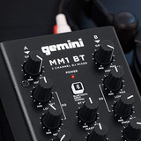 Áudio Profissional Bluetooth Gemini Sound Mm1bt Entrada De 2 Canais
