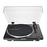 Audio Technica AT LP70X BG Gira Discos Automáticos  Preto Cinzento