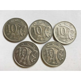 Austrália- 10 Cents 1976,81,90,99 E 2001 Frete Grátis