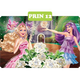 Auto Adesivo Papel De Parede Decorativo Princesas Barbie 4m²