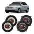 Auto Falante Audi A3 2001 A 2004 Bravox 200w Rms 4 Portas
