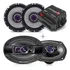 Auto Falantes Pioneer 6 + Boca 6x9 400w 69 + Módulo Stetsom Cor Preto