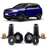 Auto Importados  Par Kit Coxim Rolamento Batente Coifa Amortecedor Dianteiro Compass 2016 2017 2018 2019 2020 2021 2022 2023