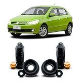 Auto Importados  Par Kit Coxim Rolamento Batente Coifa Amortecedor Dianteiro Suspensão Compatível Com Gol G5 2008 2009 2010 2011 2012