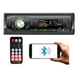 Auto Radio Mp3 Bluetooth 4x60w Potencia Usb Sd Aux Bt Carro