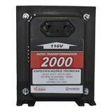 Auto Transformador 2000va - 1400w - 110/220v - Kitec