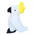 Ave De Pelúcia Arara Cacatua Realista 30cm Pássaro Decoração