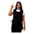 Avental Bata Oxford Uniforme Frente E Costa 2 Bolsos