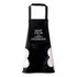 Avental Cozinha Seca Mãos Bolso Preto 68x70cm
