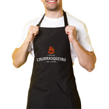 Avental De Cozinha Churrasqueiro Preto Churrasqueiro Da Casa