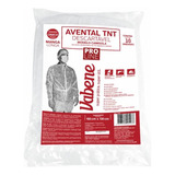 Avental Descartável Tnt Manga Longa Branco 30g 10 Un Vabene