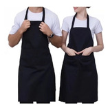 Avental Frente Oxford C  Bolso Uniforme Masculino Feminino