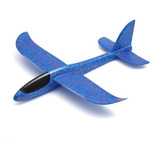 Avião Aeromodelo Planador Espuma 48cm Varias Cores Azul