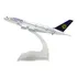 Avião Comercial Airbus / Boeing - Miniatura De Metal - 15cm Cor Lufthansa - Airbus A380