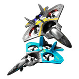 Avião Drone Combat Aircraft Controle Remoto 2 4ghz 4 Motores Cor Preto
