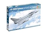 Avião Ef-2000 Typhoon R.a.f. 1:72 Italeri Ita 1457s - Kit Para Montar - Plastimodelismo