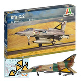 Avião Kfir C.2 - 1/72 - Kit Para Montar Italeri 1408