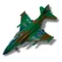 Avião Militar Brinquedo Miniatura Jato Caça F-15 Luz Fricção Cor Verde-escuro
