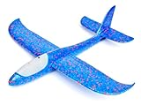 Avião Planador Brinquedo Com Led Voa De Verdade
