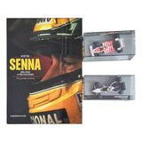Ayrton Senna: Uma Lenda A Toda Velocidade - Edição Especial De Colecionador - Kit Com 2 Miniaturas