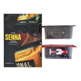 Ayrton Senna: Uma Lenda A Toda Velocidade - Edição Especial De Colecionador - Kit Com 2 Miniaturas