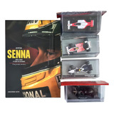 Ayrton Senna: Uma Lenda A Toda Velocidade - Edição Especial De Colecionador - Kit Com 4 Miniaturas, De Hilton, Christopher. Editorial Global Editora, Capa Dura, Edição 1 Em Português, 2024