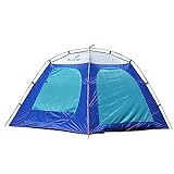 Azteq  Barraca De Camping  Sunny Days  Para Até 04 Pessoas  Poliéster  Resistente  Com Coluna D água  800mm  Azul