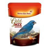 Azulão Gold Mix 500g   Reino Das Aves