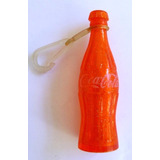 B9405 Chaveiro Coca Cola Miniatura De Garrafa Em Plástico Rí
