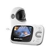 Babá Eletrônica Câmera Com Monitor Vídeo Colorido Baby | Mantenha Os Bebês Seguros Com Bateria De 19 Horas De Duração, Tela Grande De 3,2