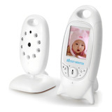 Babá Eletrônica Câmera Sem Fio Visão Noturna Lcd Digital 2p Cor Branco 110v 220v