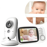 Babá Eletrônica Câmera Tela Sem Fio Visão Noturna Microfone