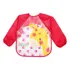 Babador Avental C/ Mangas Impermeável Bebê Infantil Papinha Cor Rosa Girafa Tamanho Cm