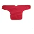 Babador Blw Manga Longa Impermeável Menino Menina Cores Cor Vermelho Liso Tamanho Petit