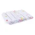 Babetes Estampadas Karinho Papi 100  Algodão 6 Unid  30cm
