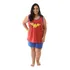 Baby Doll Camiseta Plus Size Verão Pijama Feminino