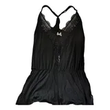 Baby Doll Macaquinho Preto